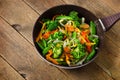 Vegetable stir fry. Healthy food.