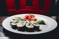 Vegetable Sushi Pinwheel Royalty Free Stock Photo