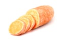 Vegetable sweet potato.Batat isolated. Royalty Free Stock Photo