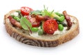 Vegetable tartine Royalty Free Stock Photo