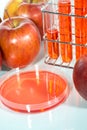 Vegetable test, Genetic Modification, apple