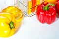 Vegetable test, Genetic Modification, Pepper Royalty Free Stock Photo