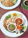Vegetable, Thai food Royalty Free Stock Photo