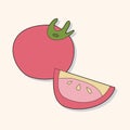 Vegetable theme tomato elements vector,eps Royalty Free Stock Photo