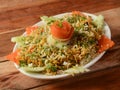 Traditional Vegetable biryani Royalty Free Stock Photo