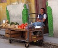 Vegetable Vendor In Havana Cuba