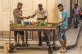 Vegetable vendor Havana Royalty Free Stock Photo