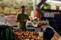 Vegetable Vendor at Port Louis Central Market in Mauritius