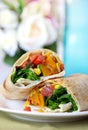 Vegetable Wrap Royalty Free Stock Photo