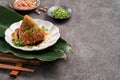 Vegetable zongzi. Vegetarian rice dumpling for Duanwu Dragon Boat Festival food