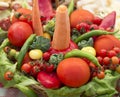 Vegetables arrangement Royalty Free Stock Photo