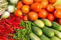 Various of vegetables background Royalty Free Stock Photo