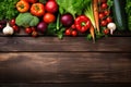 vegetables background large copy space - stock picture backdrop