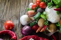 Vegetables bouquet unusual