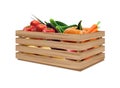 Vegetables In Box Composition Royalty Free Stock Photo