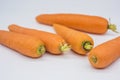 Vegetables, carrots, white background, ingredients Royalty Free Stock Photo