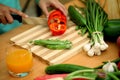 Vegetables on Chopping board