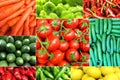 Vegetables collage Royalty Free Stock Photo