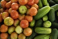 Vegetables at a creole market