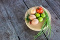Vegetables on the cutting board Royalty Free Stock Photo