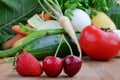 Vegetables and fruit Royalty Free Stock Photo