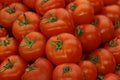 Vegetables and fruits in food stall of Turkish bazaar Royalty Free Stock Photo