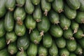 Vegetables and fruits in food stall of Turkish bazaar Royalty Free Stock Photo