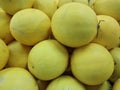 yellow melon, fresh fruit, fruit supermarket fruit Royalty Free Stock Photo