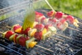 Vegetables grill marinade bbq healthy, grilling dinner