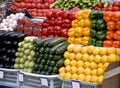 Vegetables on the grocery market Royalty Free Stock Photo