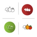 Vegetables icon Royalty Free Stock Photo