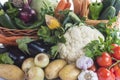 Vegetables isolated on a white background Royalty Free Stock Photo