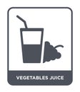 vegetables juice icon in trendy design style. vegetables juice icon isolated on white background. vegetables juice vector icon