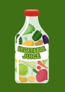 Vegetables juice. Juice from fresh vegetables