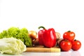 Vegetables in kitchen Royalty Free Stock Photo