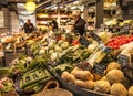 Vegetables at the market, Rouen, France.