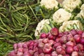 Vegetables in nepali's market