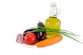 Vegetables and olive oil