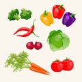 Vegetables Pack Illustration Royalty Free Stock Photo