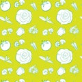 Vegetables pattern Royalty Free Stock Photo