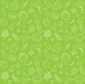 Vegetables pattern Royalty Free Stock Photo