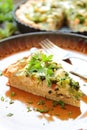 Vegetables pie with broccoli Royalty Free Stock Photo