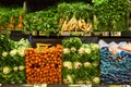 Vegetables in produce market