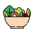 vegetables salad food