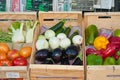 Vegetables for sale at a Italian street market