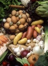 vegetables still life with eggs