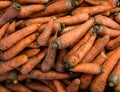 Vegetables in a supermarket - carrot.