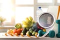 Vegetables on a table for a healthy diet and life Royalty Free Stock Photo