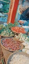 vegetables in traditional markets Royalty Free Stock Photo
