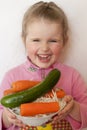 Vegetables useful to health of children